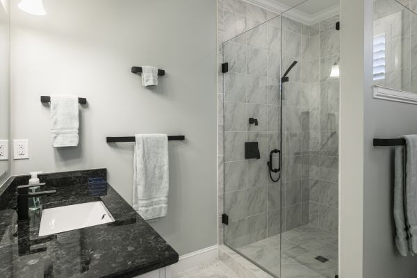 Granite Shower Installation in Rockwall